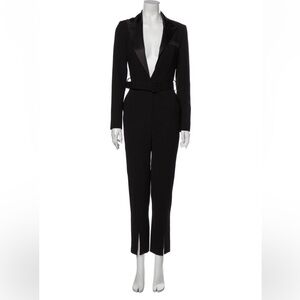 Self portrait black tux jumpsuit